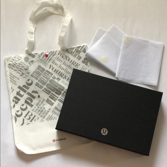 lululemon athletica Other - Large Lululemon Gift Box and Gift Tote Bag Set